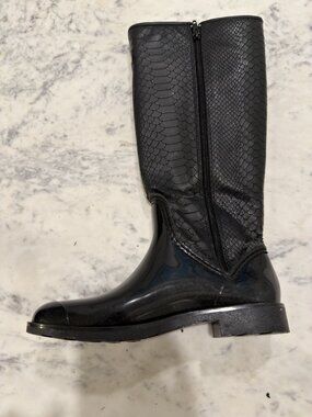 gios eppo | Shoes | C12 Gios Eppo Faux Snake Rain Boots See Photos For ...
